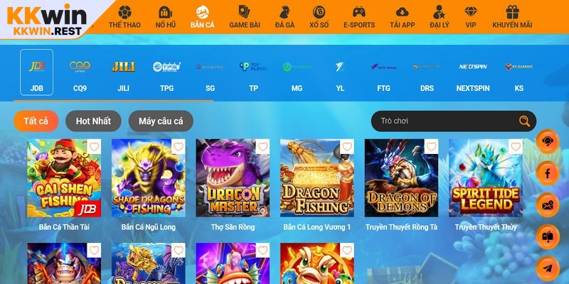 Bắn cá KKWIN không chỉ là trò chơi giải trí thú vị mà còn là điểm đến hàng đầu