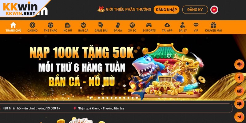 Truy cập nền tảng chính thức là bước đăng nhập KKWIN đầu tiên