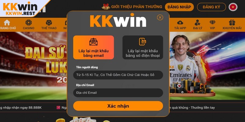Quên mật khẩu đăng nhập là sự cố bet thủ thường gặp